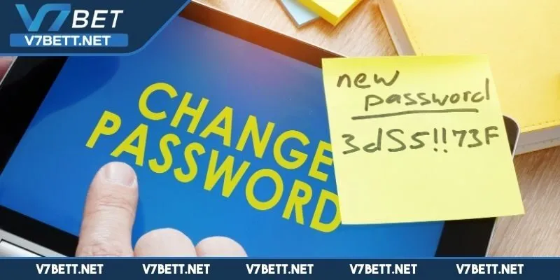 Những điều cần lưu ý khi đổi mật khẩu tại V7BET