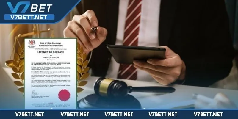 Giấy phép kinh doanh V7bet từ Isle of Man